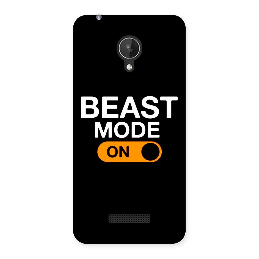Beast Mode Switched On Back Case for Micromax Canvas Spark Q380
