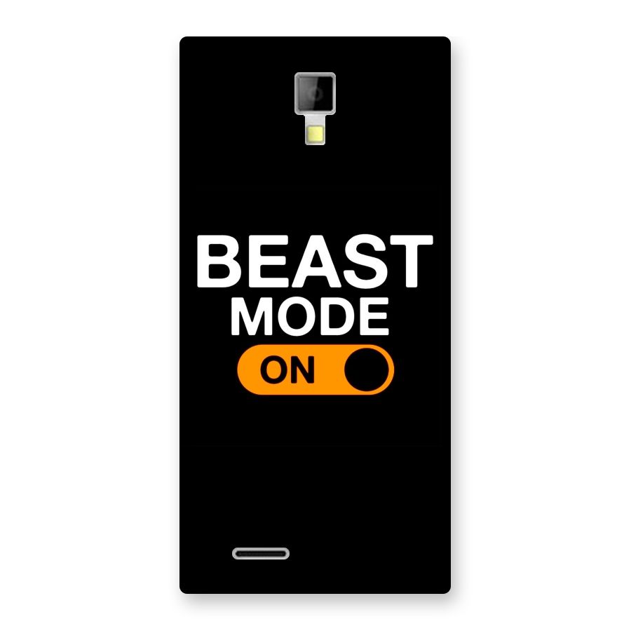 Beast Mode Switched On Back Case for Micromax Canvas Xpress A99