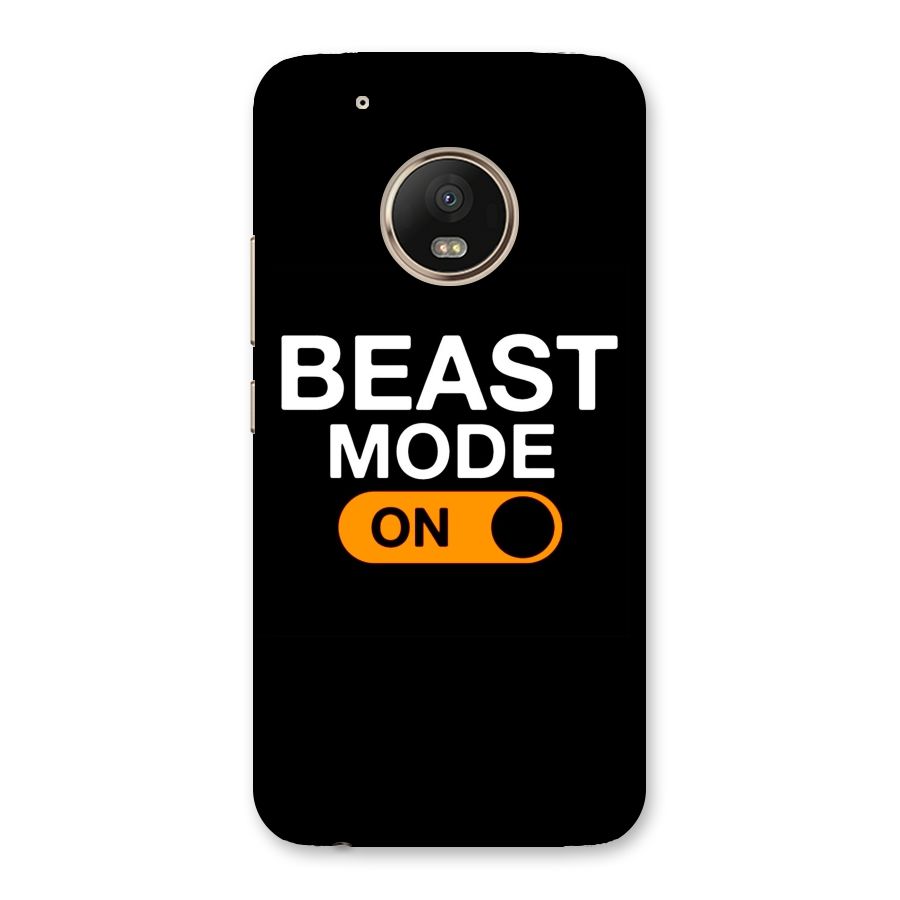 Beast Mode Switched On Back Case for Moto G5 Plus
