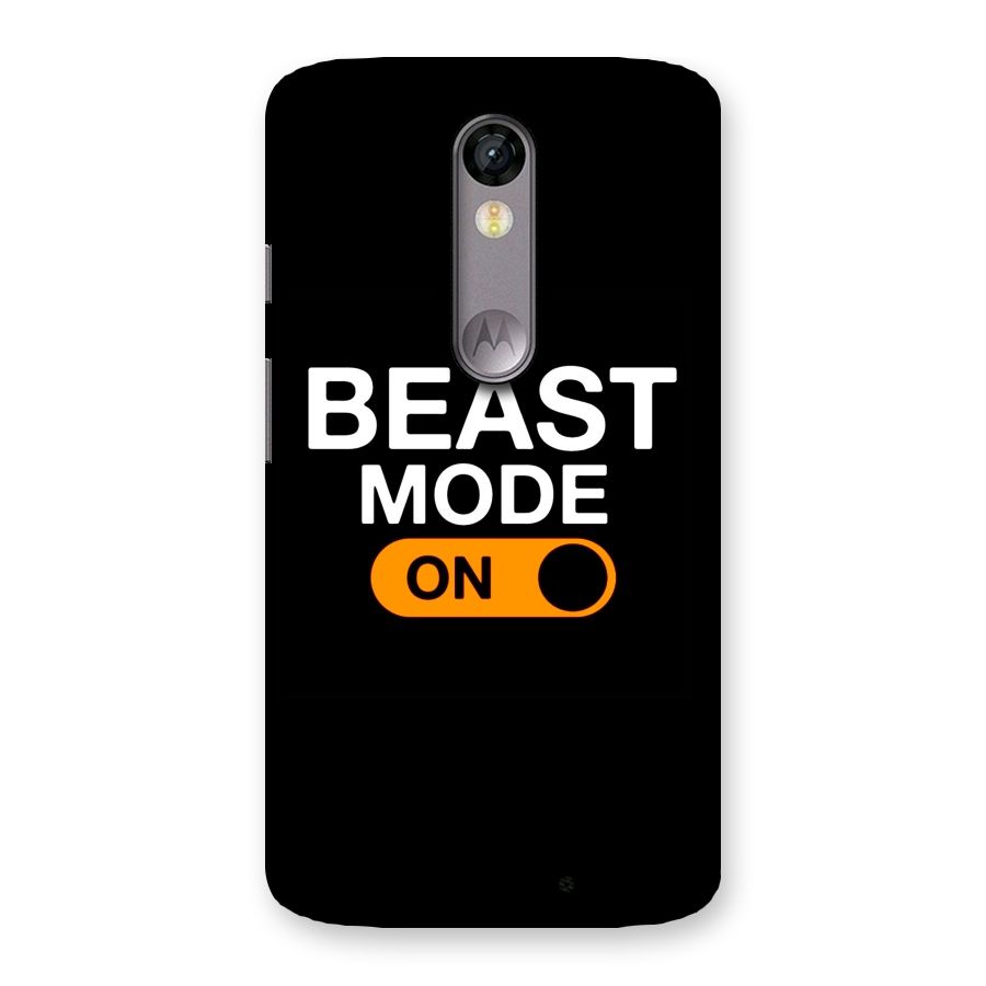 Beast Mode Switched On Back Case for Moto X Force