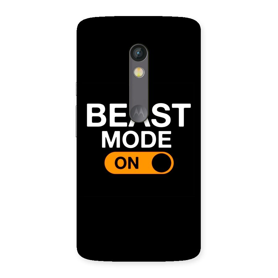 Beast Mode Switched On Back Case for Moto X Play