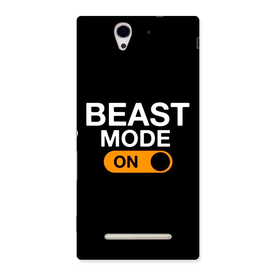 Beast Mode Switched On Back Case for Sony Xperia C3