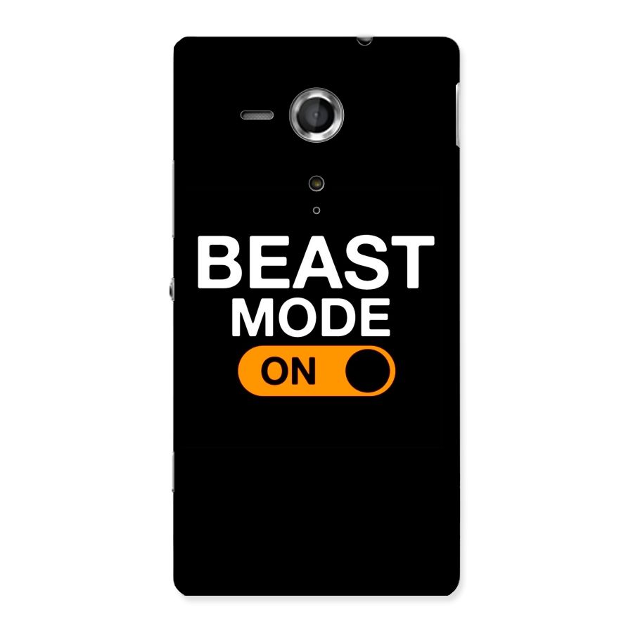 Beast Mode Switched On Back Case for Sony Xperia SP