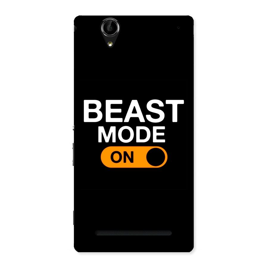 Beast Mode Switched On Back Case for Sony Xperia T2