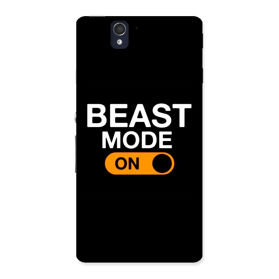 Beast Mode Switched On Back Case for Sony Xperia Z