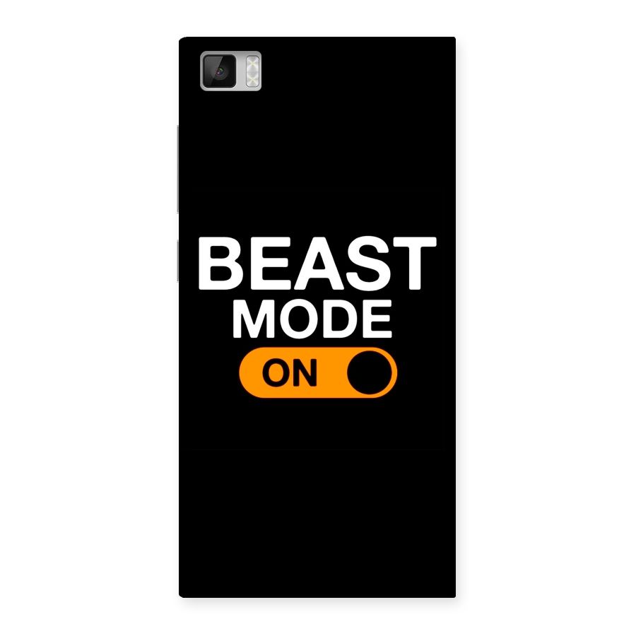 Beast Mode Switched On Back Case for Xiaomi Mi3
