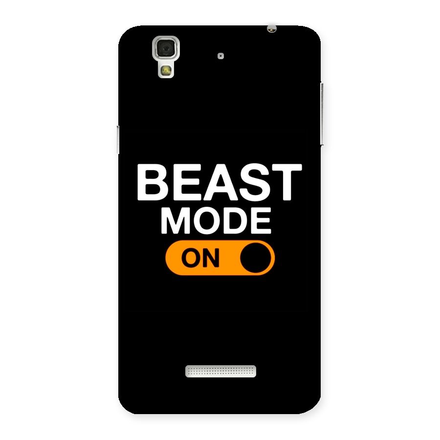 Beast Mode Switched On Back Case for Yu Yureka