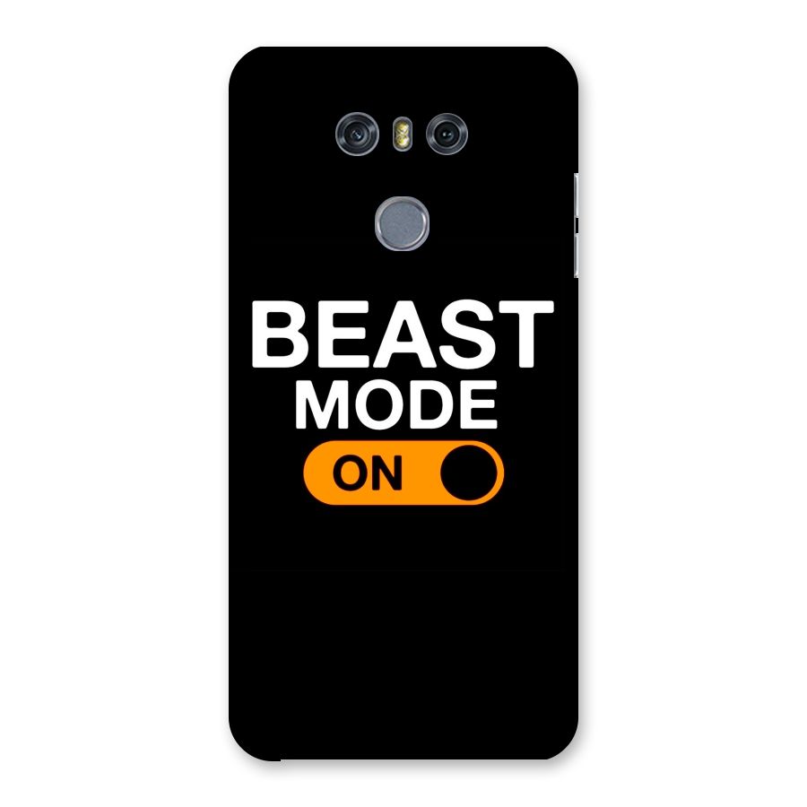 Beast Mode Switched On Back Case for LG G6