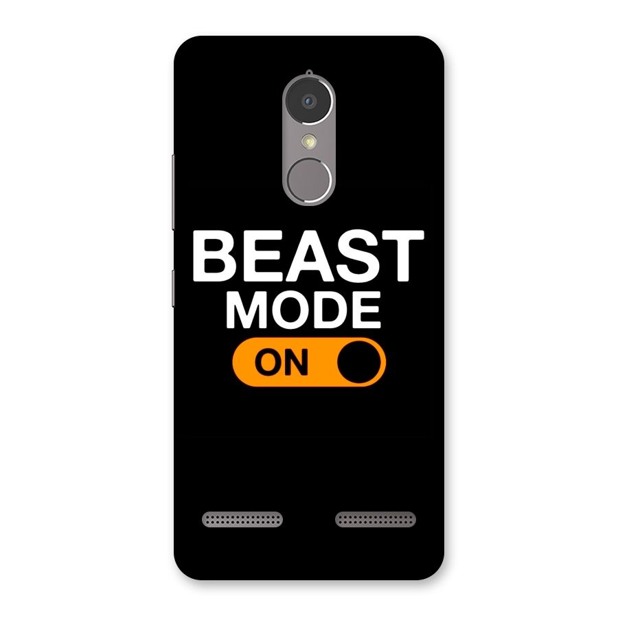 Beast Mode Switched On Back Case for Lenovo K6