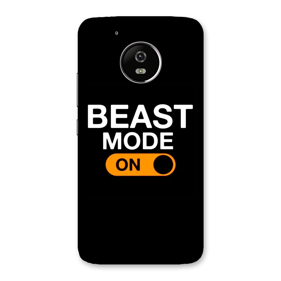 Beast Mode Switched On Back Case for Moto G5