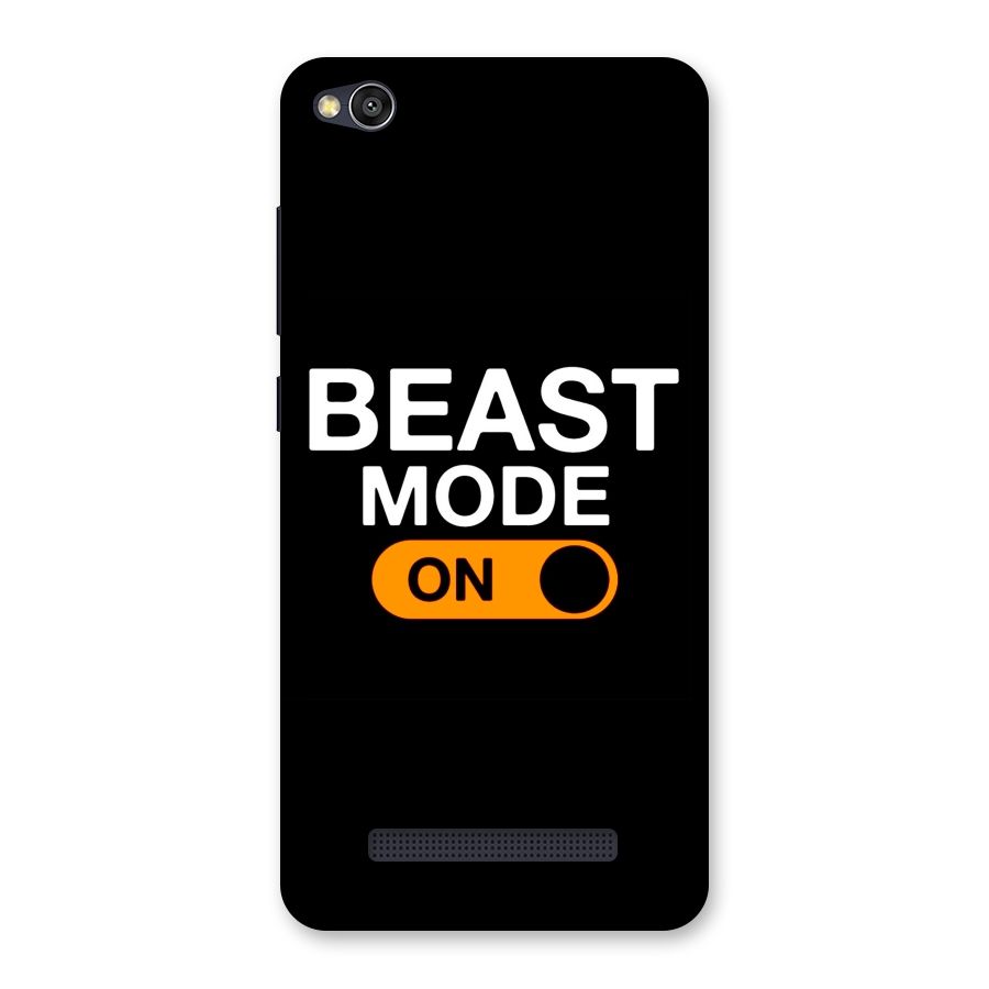 Beast Mode Switched On Back Case for Redmi 4A