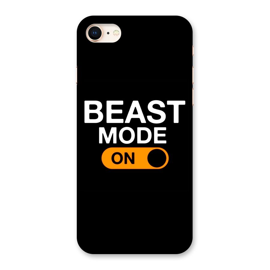 Beast Mode Switched On Back Case for iPhone 8