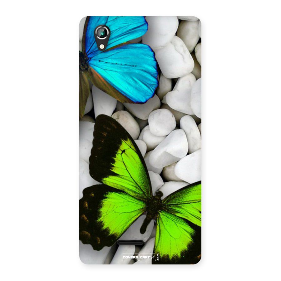 Beautiful Butterflies Back Case for Lava Iris 800