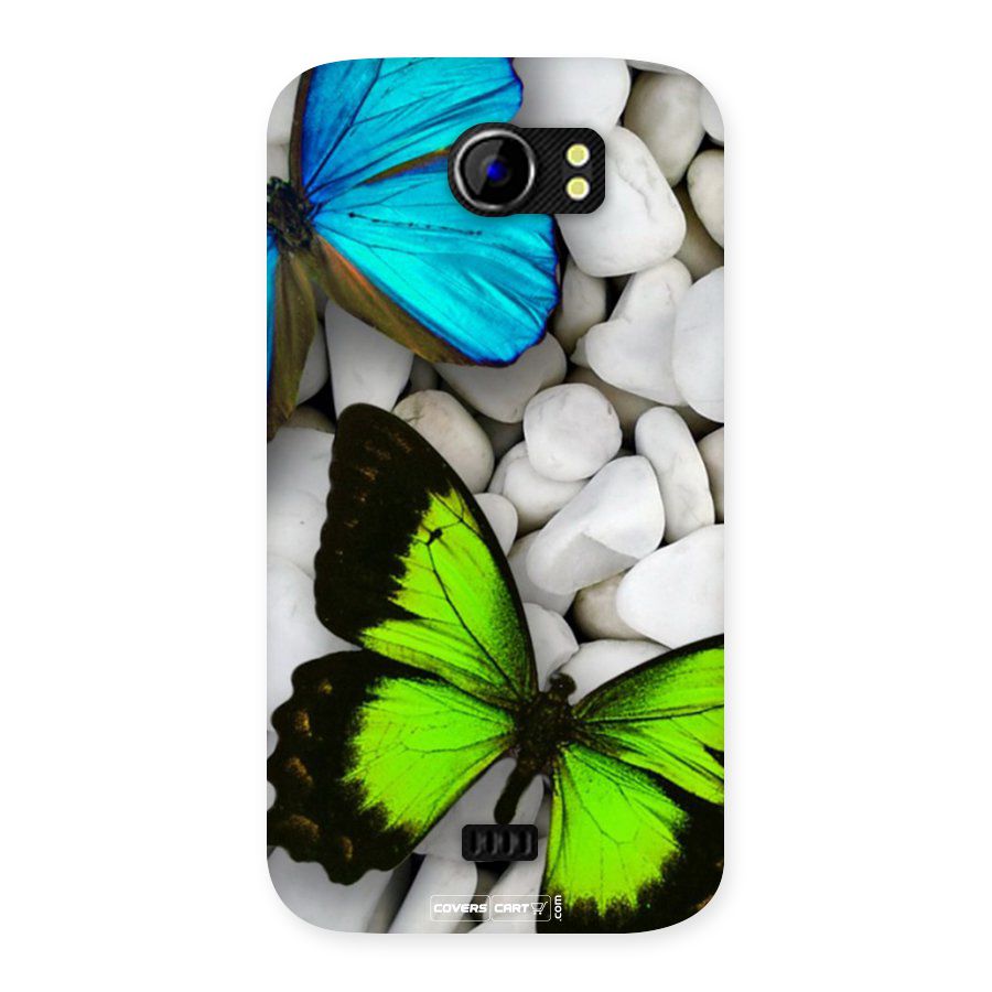 Beautiful Butterflies Back Case for Micromax Canvas 2 A110