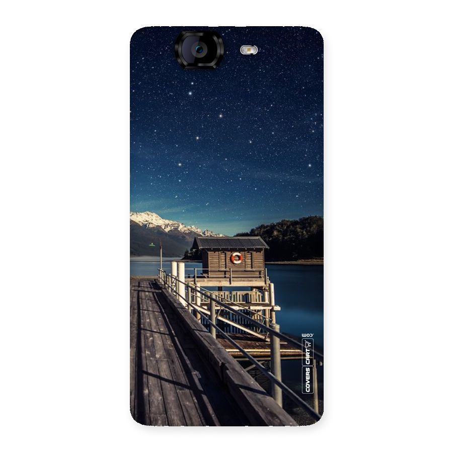 Beautiful Dock Hut Back Case for Canvas Knight A350