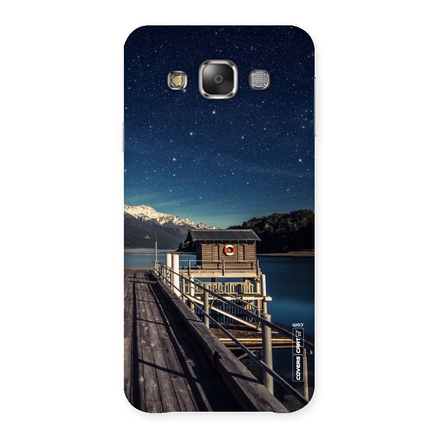 Beautiful Dock Hut Back Case for Galaxy E7