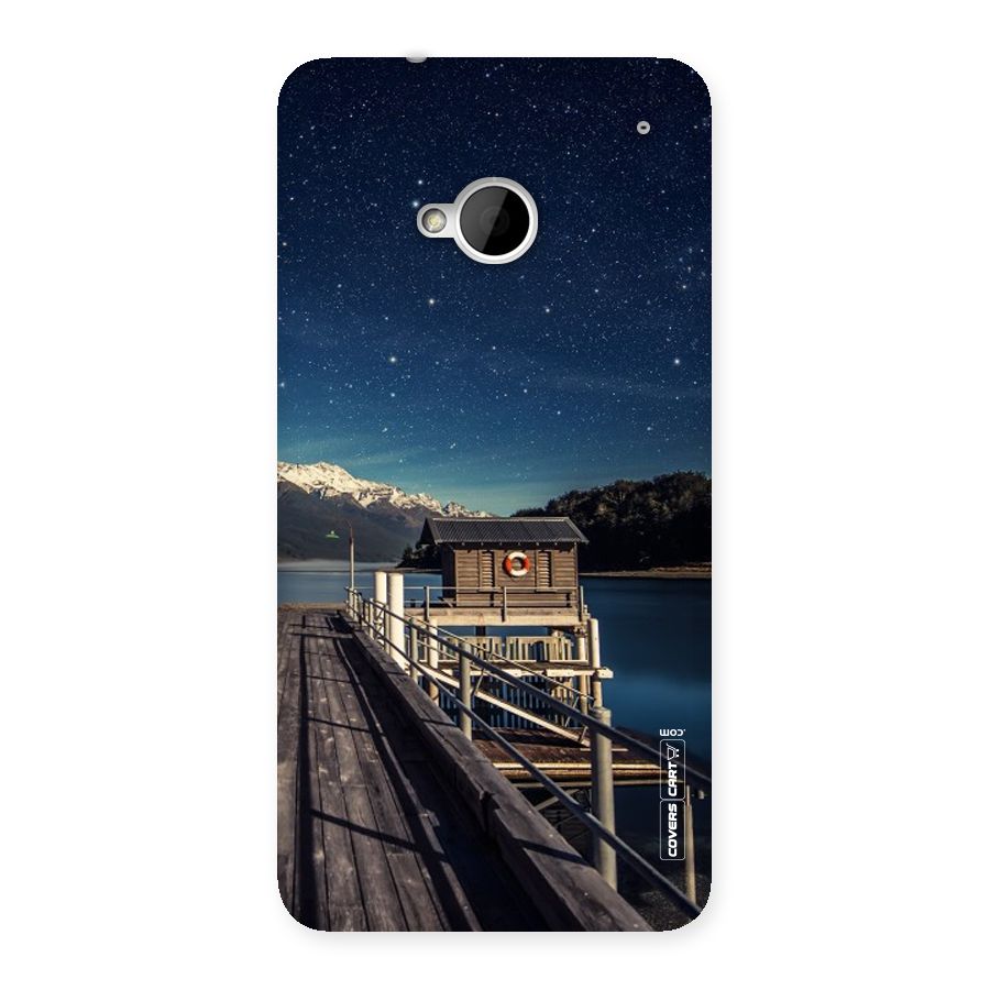 Beautiful Dock Hut Back Case for HTC One M7