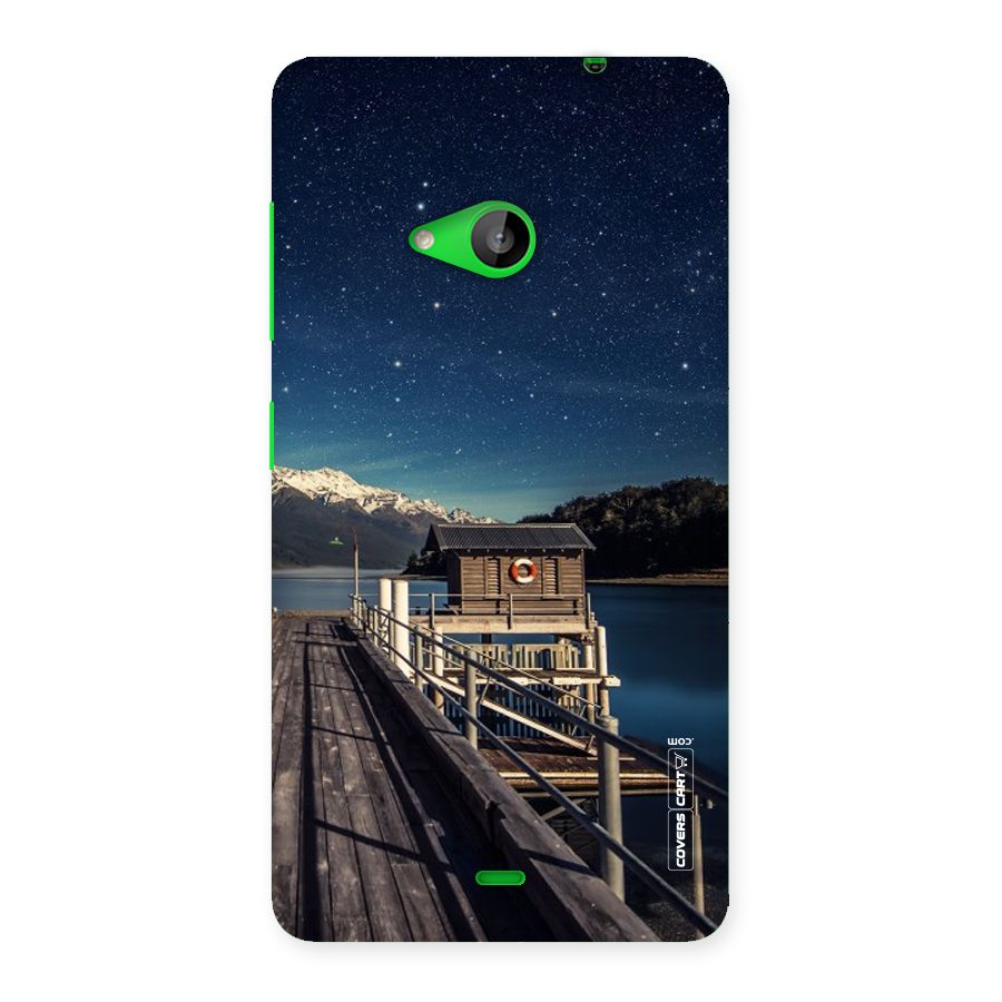 Beautiful Dock Hut Back Case for Lumia 535