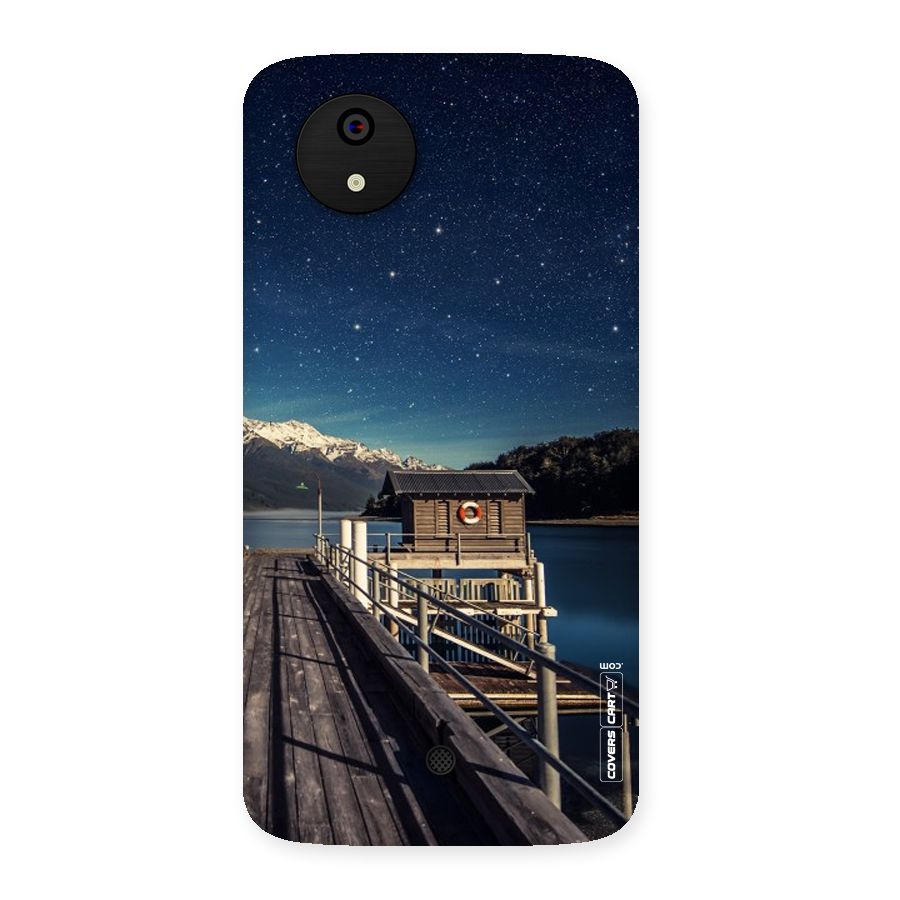Beautiful Dock Hut Back Case for Micromax Canvas A1