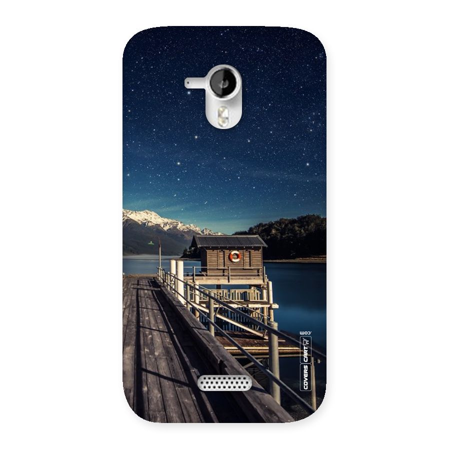 Beautiful Dock Hut Back Case for Micromax Canvas HD A116