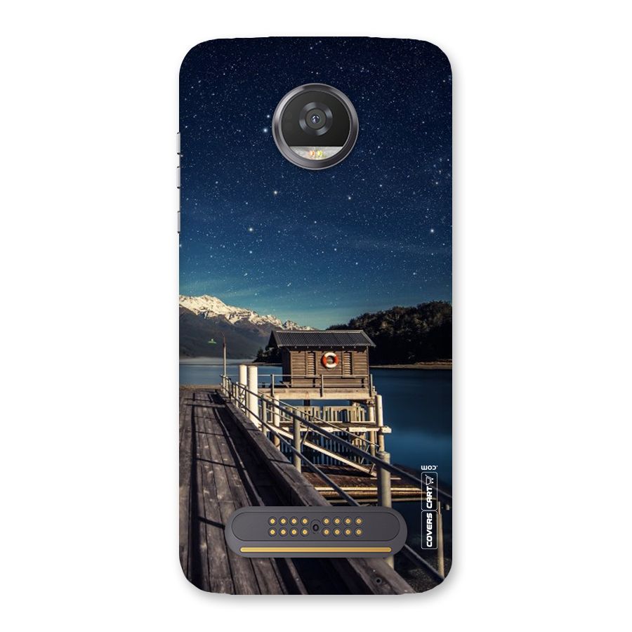 Beautiful Dock Hut Back Case for Moto Z2 Play