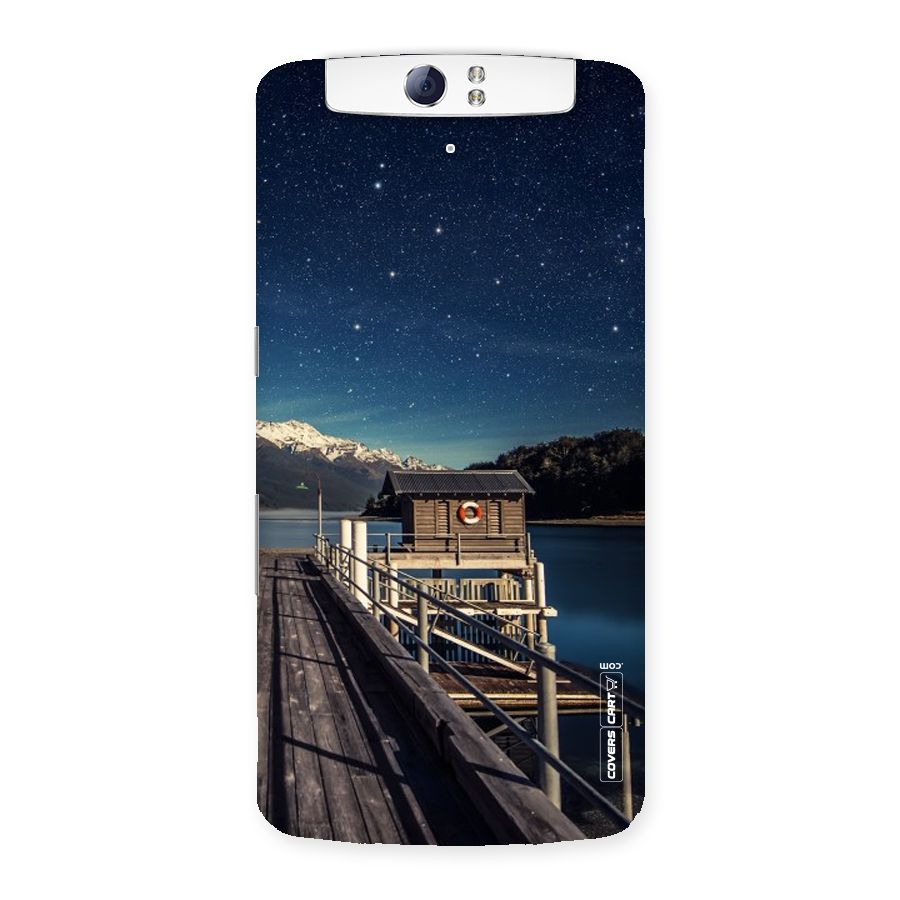 Beautiful Dock Hut Back Case for Oppo N1