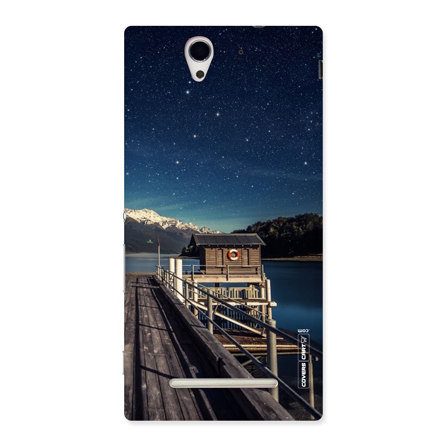 Beautiful Dock Hut Back Case for Sony Xperia C3