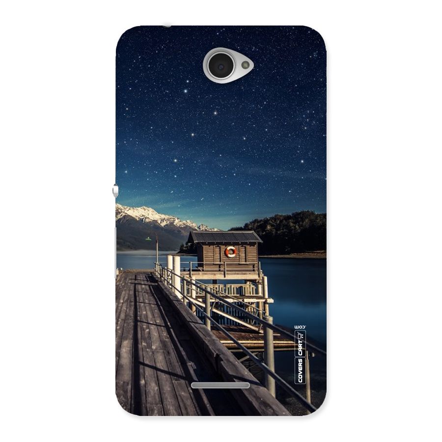 Beautiful Dock Hut Back Case for Sony Xperia E4
