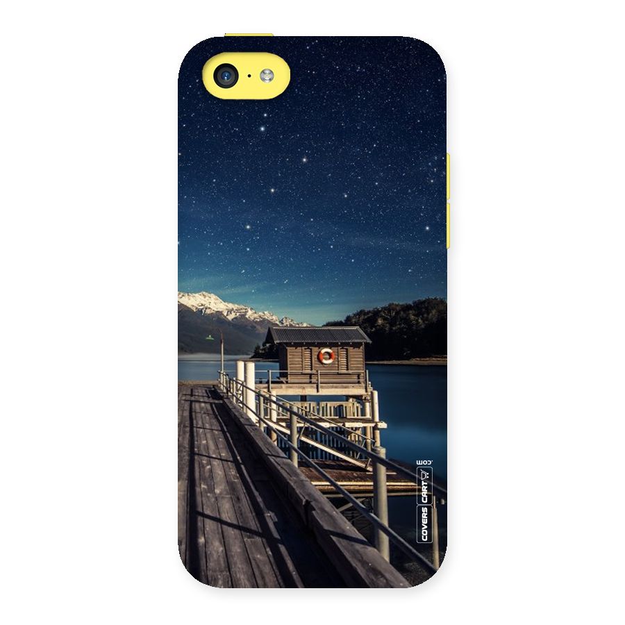 Beautiful Dock Hut Back Case for iPhone 5C