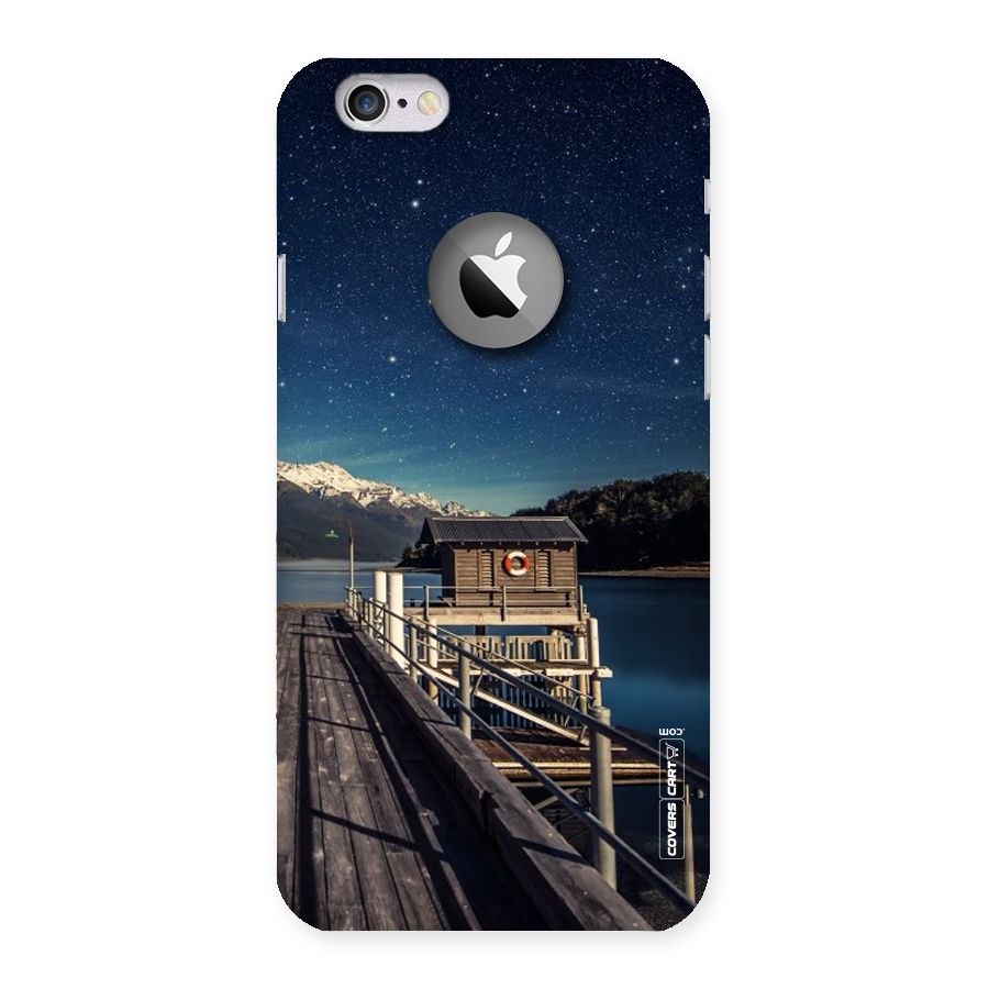 Beautiful Dock Hut Back Case for iPhone 6 Logo Cut