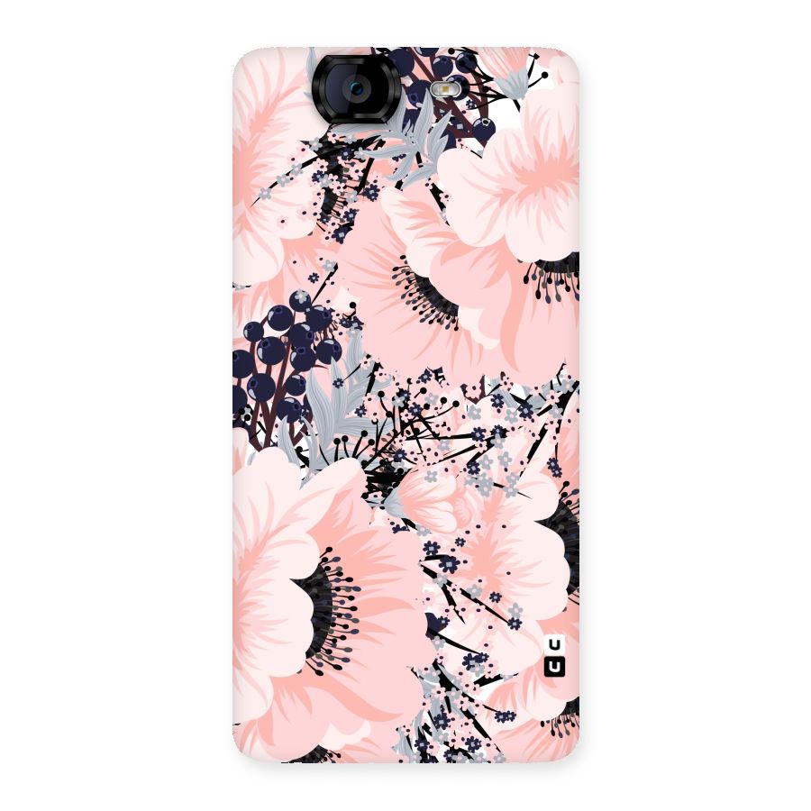 Beautiful Flowers Back Case for Canvas Knight A350