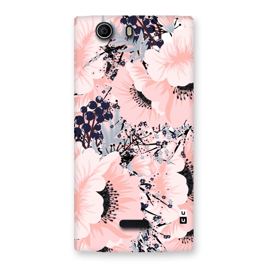 Beautiful Flowers Back Case for Canvas Nitro 2 E311