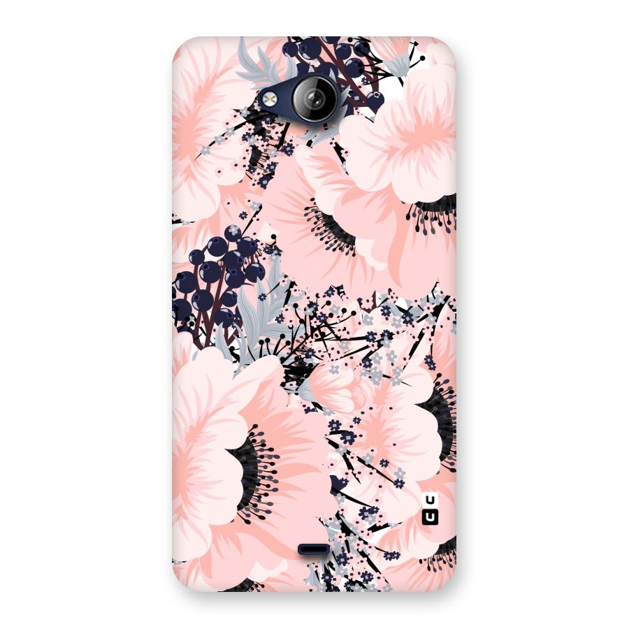 Beautiful Flowers Back Case for Canvas Play Q355