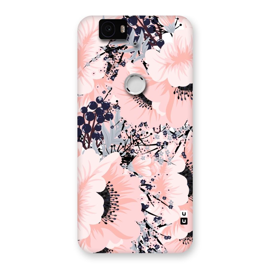 Beautiful Flowers Back Case for Google Nexus-6P