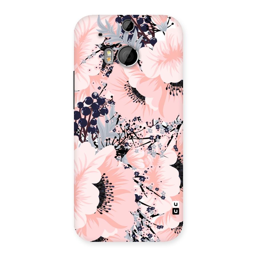 Beautiful Flowers Back Case for HTC One M8