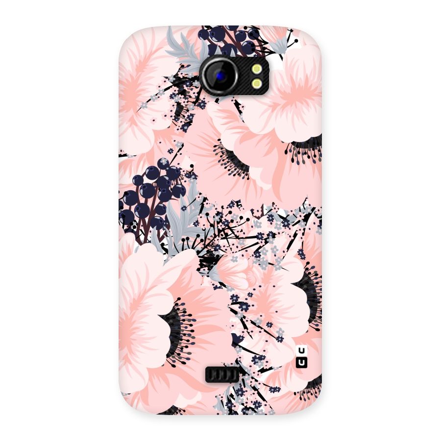 Beautiful Flowers Back Case for Micromax Canvas 2 A110