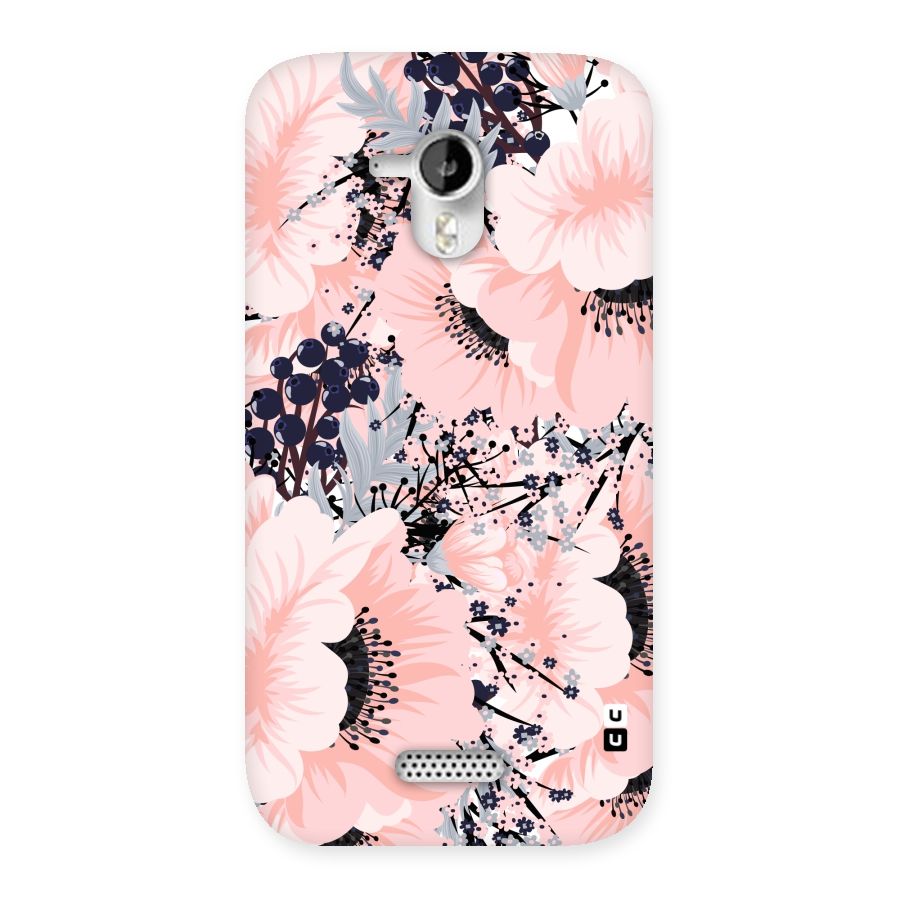Beautiful Flowers Back Case for Micromax Canvas HD A116
