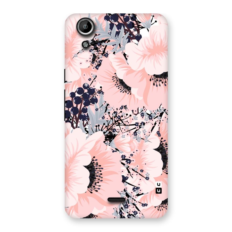 Beautiful Flowers Back Case for Micromax Canvas Selfie Lens Q345