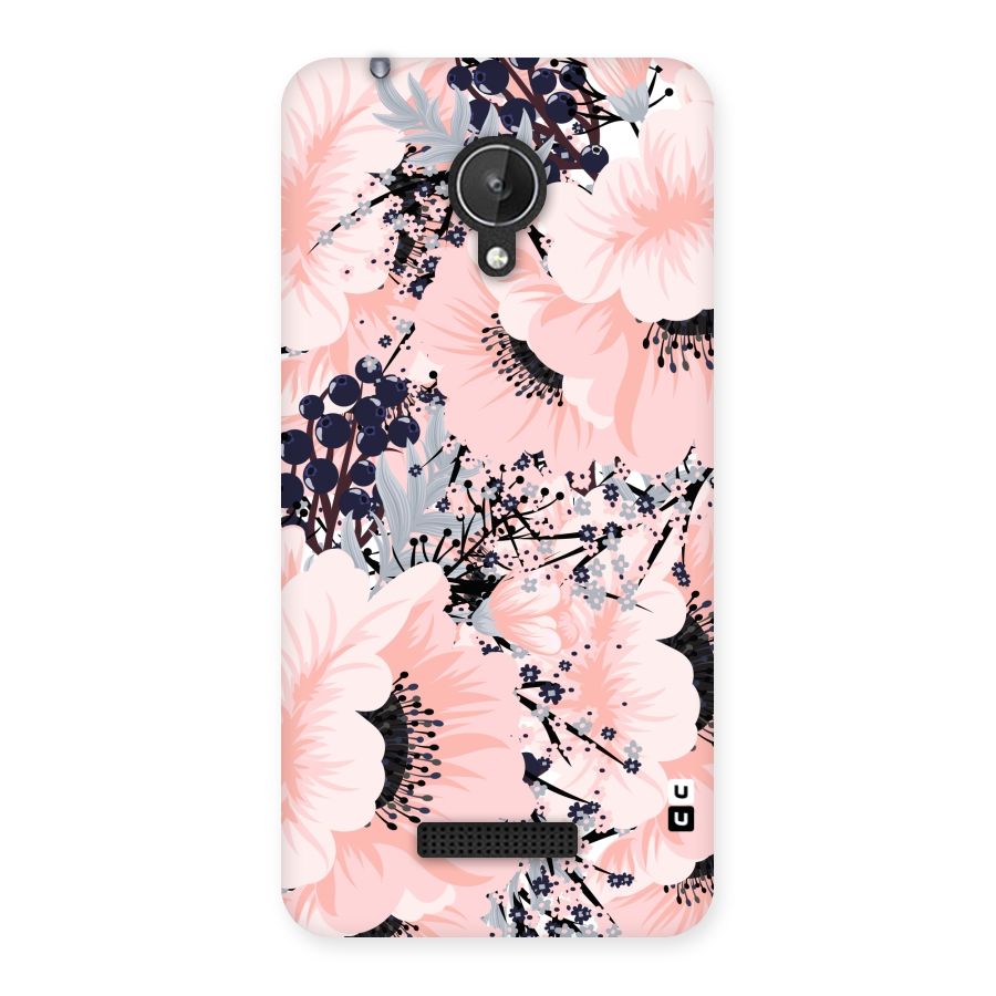 Beautiful Flowers Back Case for Micromax Canvas Spark Q380