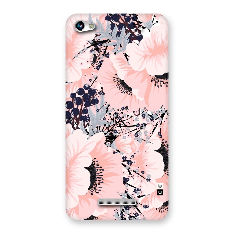 Beautiful Flowers Back Case for Micromax Hue 2