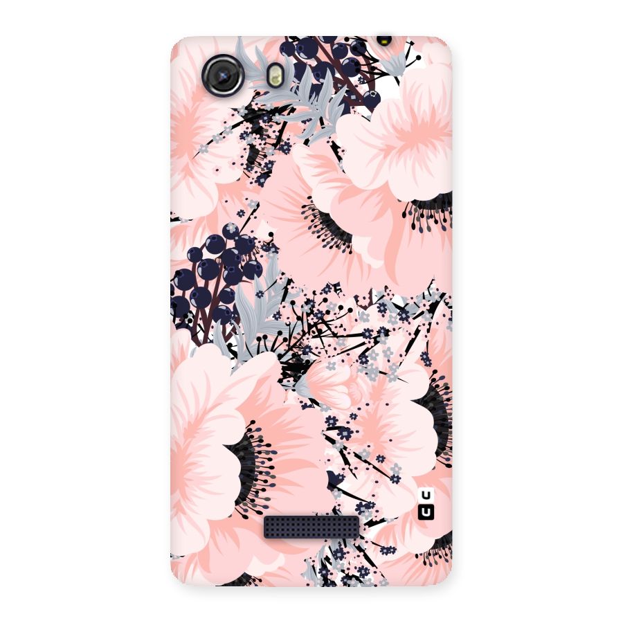Beautiful Flowers Back Case for Micromax Unite 3