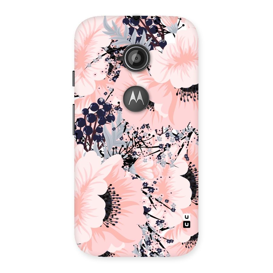 Beautiful Flowers Back Case for Moto E 2nd Gen