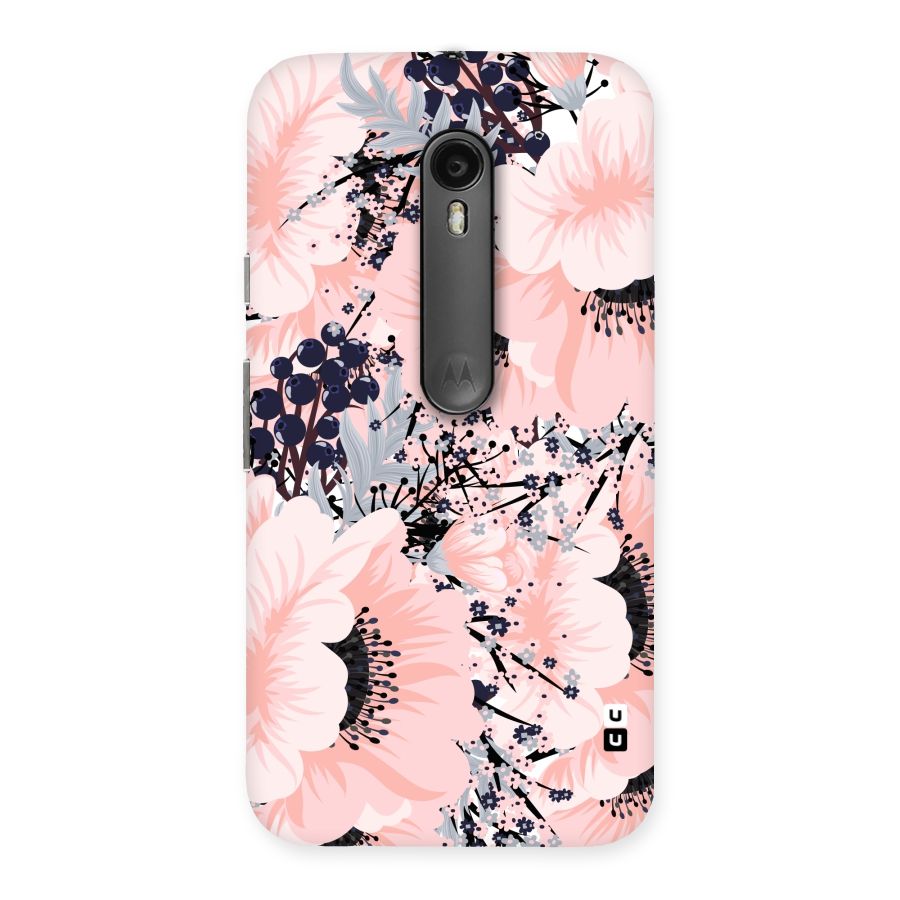 Beautiful Flowers Back Case for Moto G3