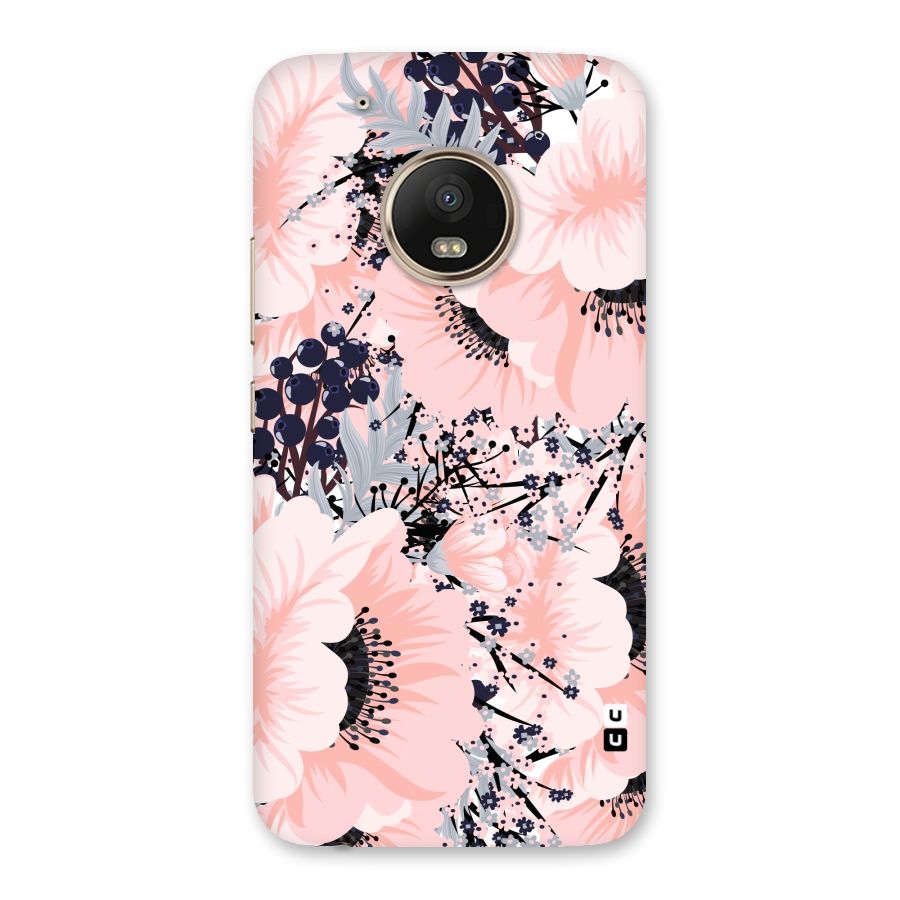 Beautiful Flowers Back Case for Moto G5 Plus