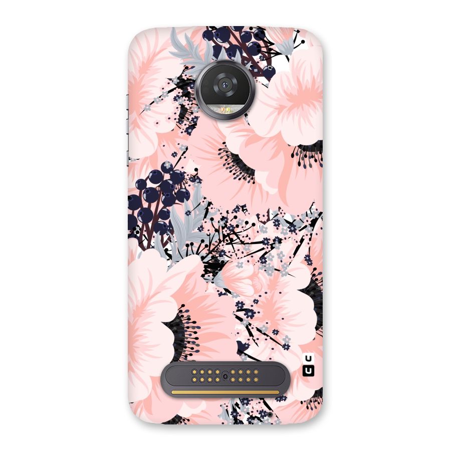 Beautiful Flowers Back Case for Moto Z2 Play
