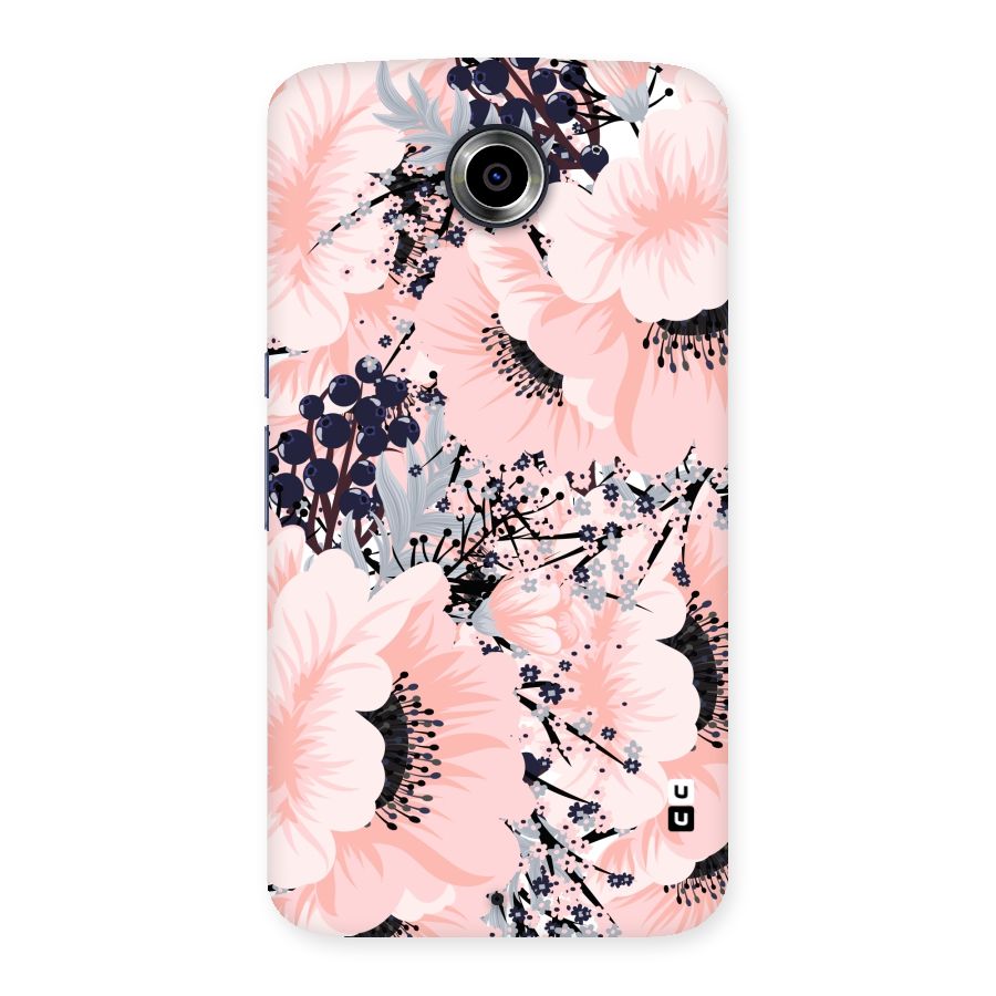 Beautiful Flowers Back Case for Nexsus 6
