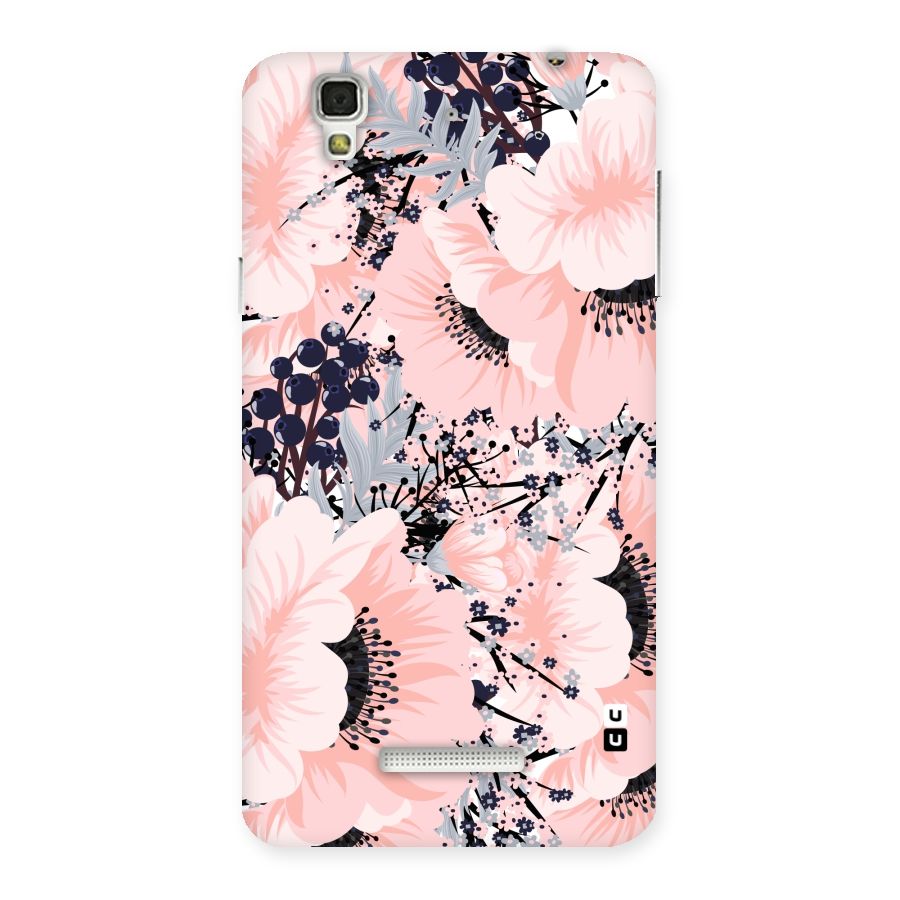 Beautiful Flowers Back Case for YU Yureka Plus