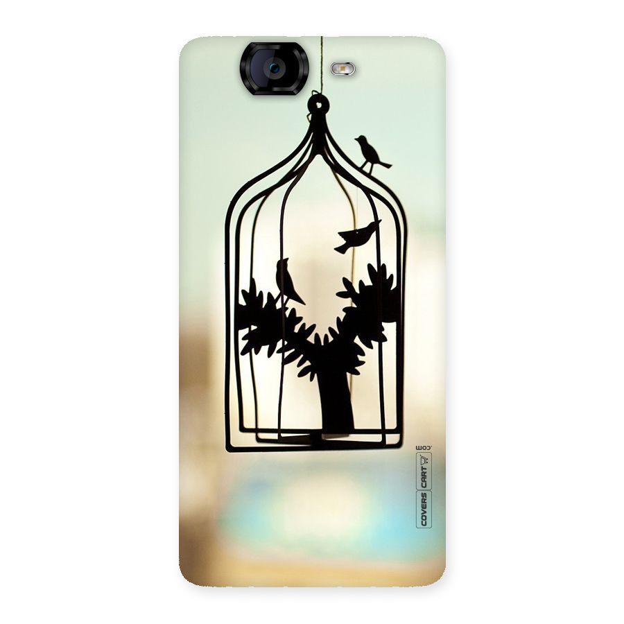 Beautiful Pegion Cage Back Case for Canvas Knight A350