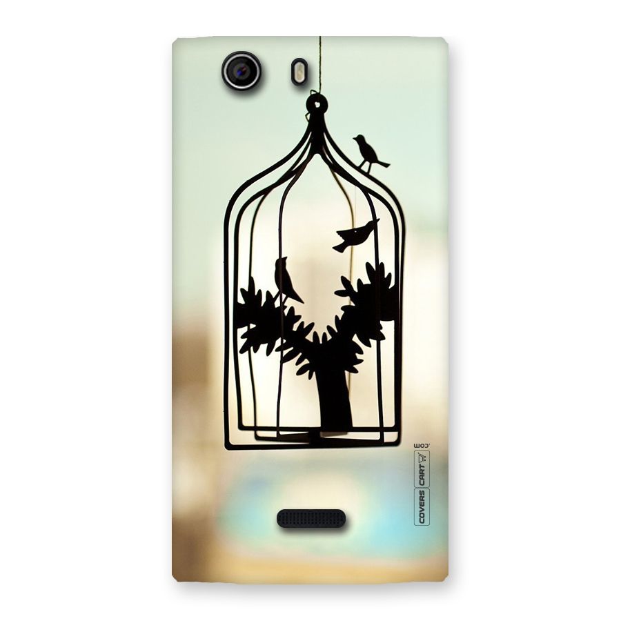 Beautiful Pegion Cage Back Case for Canvas Nitro 2 E311