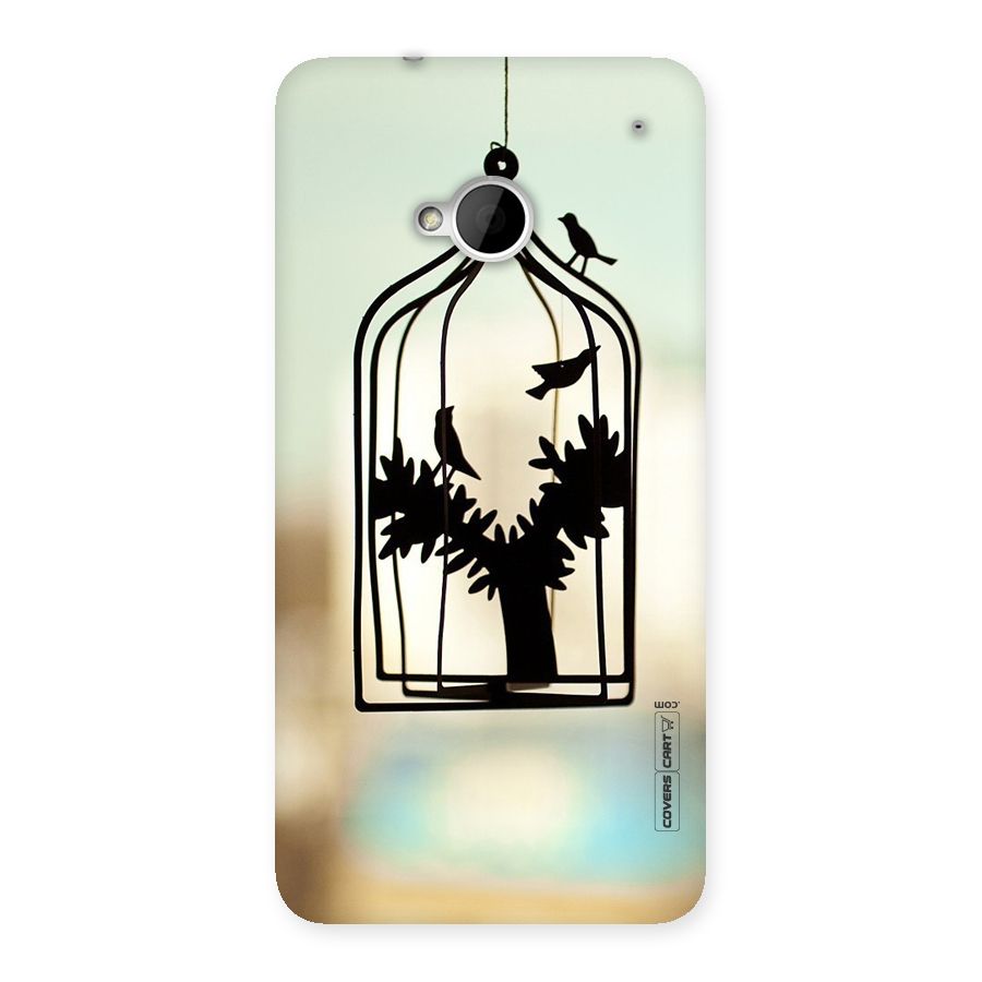 Beautiful Pegion Cage Back Case for HTC One M7